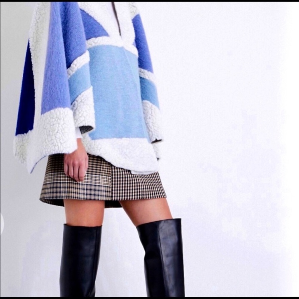 Maje cape poncho jacket